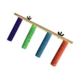 thumbnail image 2 of LOVIVER Parrot Perch Stand Climbing Ladder for Hummingbird Budgie Bluebirds 4 tier, 2 of 8