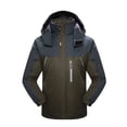 thumbnail image 1 of DecSea Men's Outdoor Sports Hooded Windproof Jacket Waterproof Rain Coat, 1 of 2