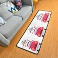 thumbnail image 2 of Dreamtimes Pink Love Car Hallway Runner Rug 2'x6' Kitchen Rug with Rubber Backing Happy Valentines Day Non Slip Entryway Rug Runner Washable Soft Area Rug for Hallway Bedroom Kitchen Decor, 2 of 6