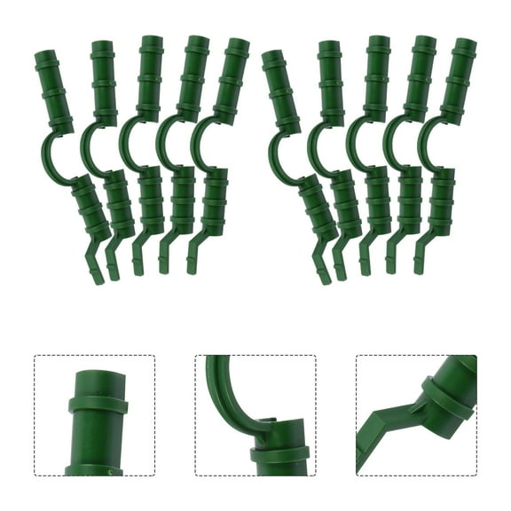 PBPBOX 20Pcs Plastic Greenhouse Shed Film Clips for Garden Netting and Steel Joints