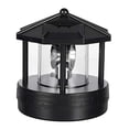 thumbnail image 2 of Erthree Garden Solar Lights, Outdoor LED Solar Lighthouse, Durable Rotatable Waterproof Solar Lights for Pathway (Black - L), 2 of 4