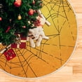 thumbnail image 5 of FMSHPON Halloween Spiders Web Xmas Christmas Tree Skirt Stand Mat for Holiday Party Decoration Indoor Outdoor 36 inches, 5 of 6