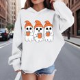 thumbnail image 5 of bbymog Halloween Spooky Graphic Boys Hoodies Size 10 12 Fall Winter Long Sleeve Cute Tops for Girls Casual Kids Hoodie White E 5 Years, 5 of 10