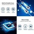 thumbnail image 3 of Batería de repuesto DRECHAS 10000 mAh para iPhone 7 Plus, 3 of 8