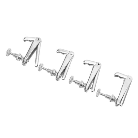 Violin Fine Tuner Set, High Accuracy Stable Compact Metal Violin String ...