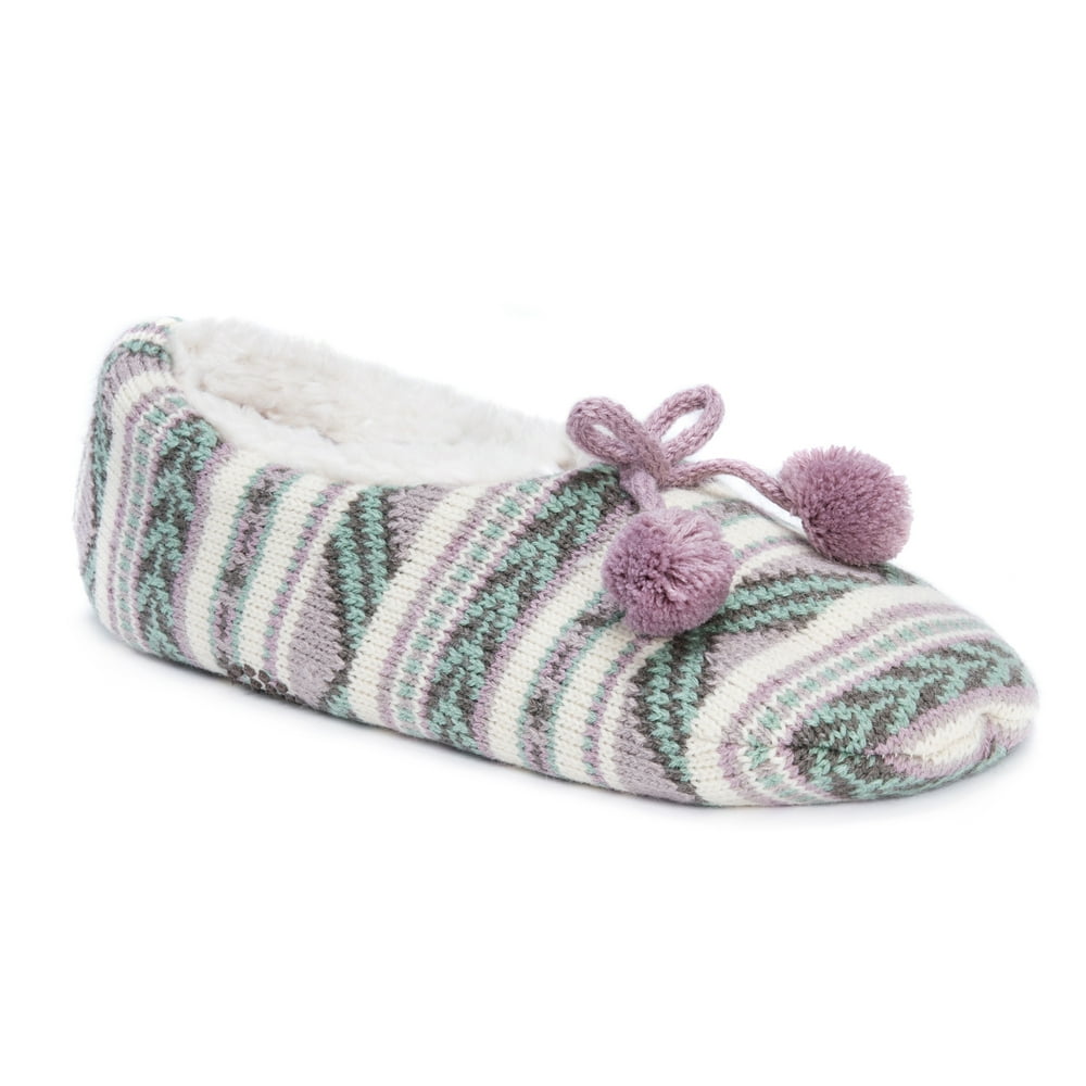 muk luks ballerina slippers