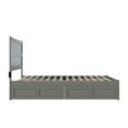thumbnail image 6 of AFI NoHo Queen Wood Platform Bed with Headboard Footboard & 2 Storage Drawers, Grey, 6 of 7