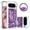 Purple, variant on CCSmall for Google Pixel 9 Pro XL Case Clear Glitter Bling for Women, Flowing Liquid Quicksand Sparkly Cover with Diamond Ring Holder Case for Google Pixel 9 Pro XL LSZ Colorful