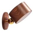 thumbnail image 1 of Luz de lectura LIUXGMXG de madera recargable 3 niveles de brillo marrón, 1 of 5