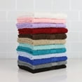 thumbnail image 6 of (4 pack) Mainstays Basic Washcloth, Soft 100% Cotton and Highly Absorbent Washcloth, Grey, 6 of 6