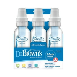 Dr. Brown's Natural Flow 2-oz Baby Bottle, 4-Pack, BPA-Free