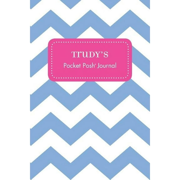 Trudy's Pocket Posh Journal, Chevron, (Paperback)