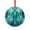 Pattern-4, variant on Art Deco Geometric, Aqua And Turquoise Blue Glass Christmas Ornament Geometry Holiday Ornaments Hanging Ornaments Xmas Tree Decor for Family Friends Lovers