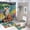 Rain and Fox (3), variant on Fox Print Shower Curtain 4-Set Animal Style Pattern Bathroom Decor, Includes Bath Mat, Toilet Cover Mats, U-Shaped Mat And Shower Curtains 72inX72in