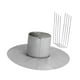 thumbnail image 4 of Protector de raíces de árboles contra heladas. Envoltura protectora multifuncional, fácil de instalar. Cuidado Gris claro, 4 of 9