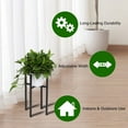 thumbnail image 2 of Fithood 2 Pack Metal Plant Stand Indoor Black, 2 of 5