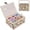 Light Green, variant on BinKFF Large Sewing Basket, Vintage Wooden Sewing Box with Removable Tray, Rose Floral Print Design Sewing Kit Storage Box for Sewing Mending, Beginner, Professional, No Accessories