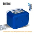 thumbnail image 3 of Hielera Portátil 5L Pequeña Profesional Conservador Camping Marthing Conservadora de Alta Resistencia para Alimentos y Bebidas ideal para Viajes, Playa, Camping, Picnic Azul y Blanco, 3 of 9
