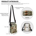 thumbnail image 6 of HELLHERO Squirrel Pattern Design Crossbody Bag with Shoulder Strap Adults for Outdoor Travel Daily Use 4.33x1.97x7.09, 6 of 7
