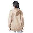 thumbnail image 2 of Women's G-III 4Her by Carl Banks  Cream New Orleans Saints Best Hitter Oversized Tunic Pullover Hoodie, 2 of 2