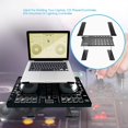 thumbnail image 3 of Dual Laptop Stand - Portable &amp; Adjustable Computer Stand  Standing Table with Adjustable Height  Ergonomic Design &amp; -Slip Prongs for DJ Mixer  Sound Equipment  Workstation  Gaming, 3 of 7