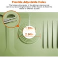 thumbnail image 4 of Upgraded Faucet Mat for Kitchen Sink, 2024 New Kitchen Sink Splash Guard Silicone Draining Mat Sink Protectors Sink Faucet Mat Guard for Kitchen Bathroom Sink Area (Beige, 17.5x5.5in), 4 of 5