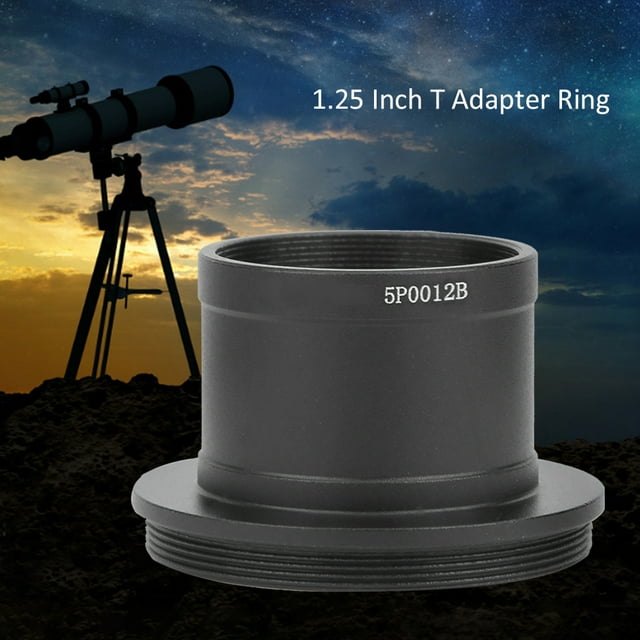 FLAMEEN Datyson Astronomique Télescope Anneau 1.25 Pouces T Interface avec M42X0.75 Adaptateur de Fil, Télescope Astronomique T Adaptateur Anneau, T Adaptateur Anneau