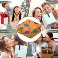 thumbnail image 5 of Wearable Blanket,Orange Dinosaur Volcano Pattern Hooded Wearable Flannel Blanket for Adults & Teens,Winter Poncho Shawl Wrap Cape Cozy Anti-Pill,50"x60", 5 of 5