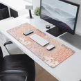 thumbnail image 2 of Long Mouse Pads for Desk,Pioneer Flower Floral Print Pattern Desk Mats on Top Of Desks, Desk Mouse Pad Extra Large with 3mm Non-Slip Base and Stitched Edge for Gaming,Office,Work,Home 31.5"x11.8", 2 of 6