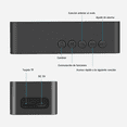 thumbnail image 4 of Reloj  Bloosom Despertador Digital Bocina Bluetooth Negro Y Radio Fm Negro, 4 of 4