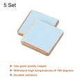 thumbnail image 3 of Heatsink Copper Sheet Shim 2mm Thickness 15 x 15mm Pad with Thermal Conductive Adhesive Tapes for Computer CPU 5 Set, 3 of 5