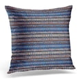 thumbnail image 1 of BSDHOME Blue Abstract Geometric Tribal Pattern Traditional Colored Ethnic Folk Motifs Colorful African Pillows case 20x20 Inches Home Decor Sofa Cushion Cover, 1 of 1