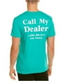 thumbnail image 4 of Elevenparis Mens Call My Dealer Graphic T-Shirt, Green, XX-Large, 4 of 5
