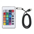 thumbnail image 4 of Controlador RGB DC5V USB 5V 24 Teclas RF Control Remoto Inalámbrico para Luces de Cinta COB SMD 3528 5050 RGB, 4 of 8