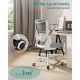thumbnail image 3 of Silla de oficina ergonómica MUXX.STIL de malla con soporte lumbar, 3 of 9