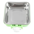 thumbnail image 5 of IBASETOY Dog Crate Water Bowl Stainless Steel Light Green Round 1Set, 5 of 7