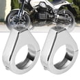 thumbnail image 1 of Qiilu Pince de Fourche de Moto, Support de Feu de Signalisation de Moto, Alliage d'Aluminium Support de Montage de Feu de Signalisation Modifié 41mm Pinces de Fourche, 1 of 7