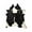 Black & White, variant on Natural Kobe Cowhide Rug | White/black | 6'x7'