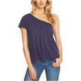 thumbnail image 1 of 1.STATE Blusa de un solo hombro para mujer, azul, pequeña, 1 of 2