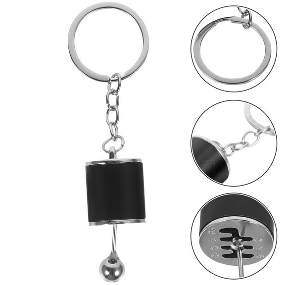 OFFIGAM Alloy Gear Shifter Keychain Travel, Key Stress Relief Toy, 1 Set