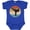 Royal Blue, variant on Inktastic Karate Martial Arts Silhouette Boys or Girls Baby Bodysuit