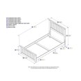 thumbnail image 5 of Mission Traditional Bed with Matching Foot Board, Multiple Colors and Sizes, 5 of 5