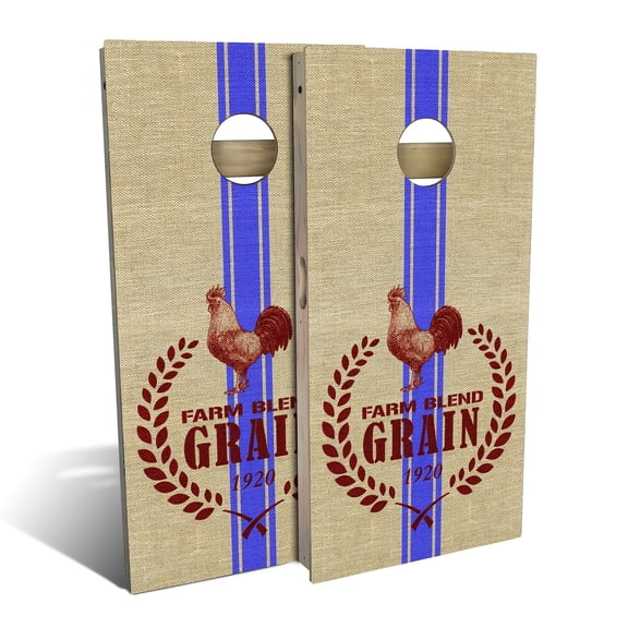 Skip's Garage | Grain Sack Backyard 2x4 Cornhole Board Set (24" x 48") | NO Accessories
