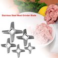 thumbnail image 1 of Cuchilla para picadora de carne de cocina profesional de acero inoxidable en forma de cruz Walfront, pieza cortadora, 1 of 8