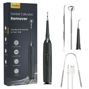 Everest Plaque Remover for Teeth, Tartar Remover Tooth Cleaner with 3 Modes & LED Light & Cleaning Tool Kit