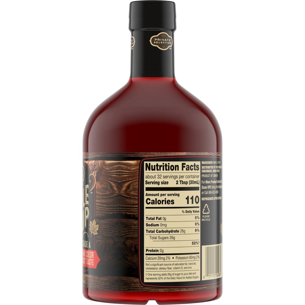 Private Selection 100% Pure Grade A Dark Color Maple Syrup 32 fl oz - 3 count