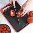 thumbnail image 2 of Cutting Boards for Kitchen Double Sided Multifunctional Cutting Board Thawing Cutting Board Aluminum Alloy Kitchen Cutting Board Cutting Board with Handle, 2 of 6