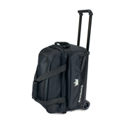 Brunswick Zone Double Roller, 2 Ball Bowling Bag - Black