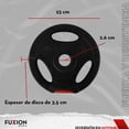 thumbnail image 2 of Discos de Plástico Fuxion Sports Set de 6 3 Kg DP3KG-01, 2 of 8