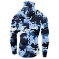 thumbnail image 4 of WTOBBY Men's Summer Camouflage Quick-Dry Long Sleeve T-Shirt Sun Protective Hooded Top for Fishing Fitness Sports, Lightweight Breathable with UPF 50+ ,Dark Blue L, 4 of 4